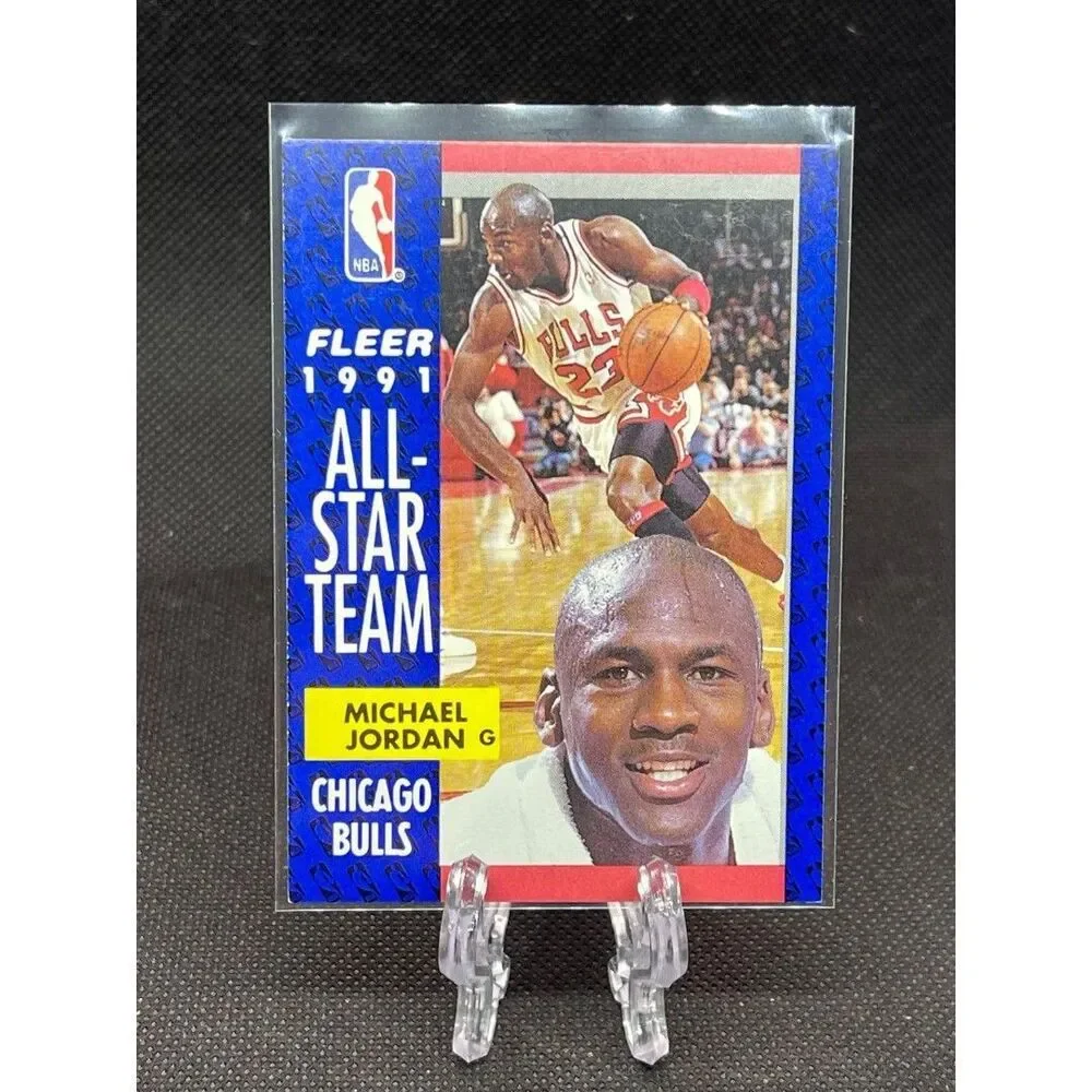 Michael Jordan Card 1991-92 Fleer #211